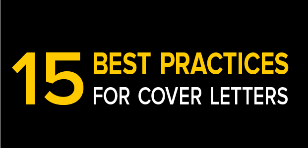  15 Best Practices for Cover Letters - Infographic 