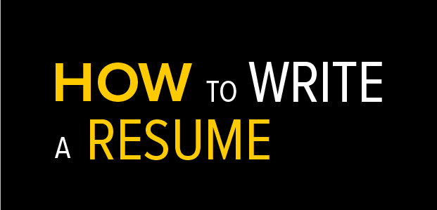 How To Write A Resume - Infographic 