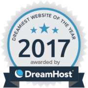 DreamHost-Dreamiest Websites of the Year awards - 2017 (ThriveYard - Dreamiest Homepage & Dreamiest Small Business Blog/Website)